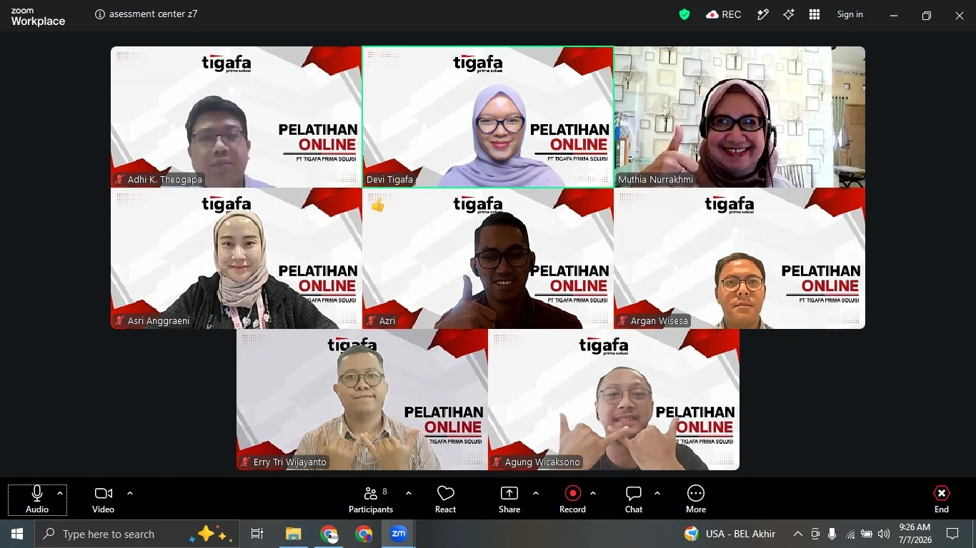 Pelatihan Metode Assessment Center untuk Evaluasi Kompetensi SDM – Tigafa