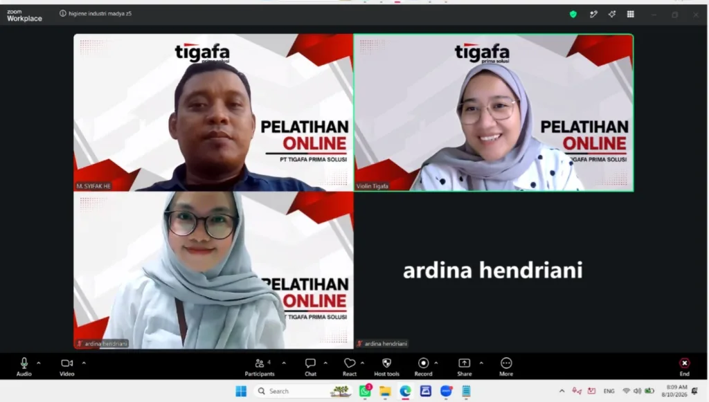 Pelatihan Ahli Higiene Industri Madya PT Global Assistance Healthcare Tigafa
